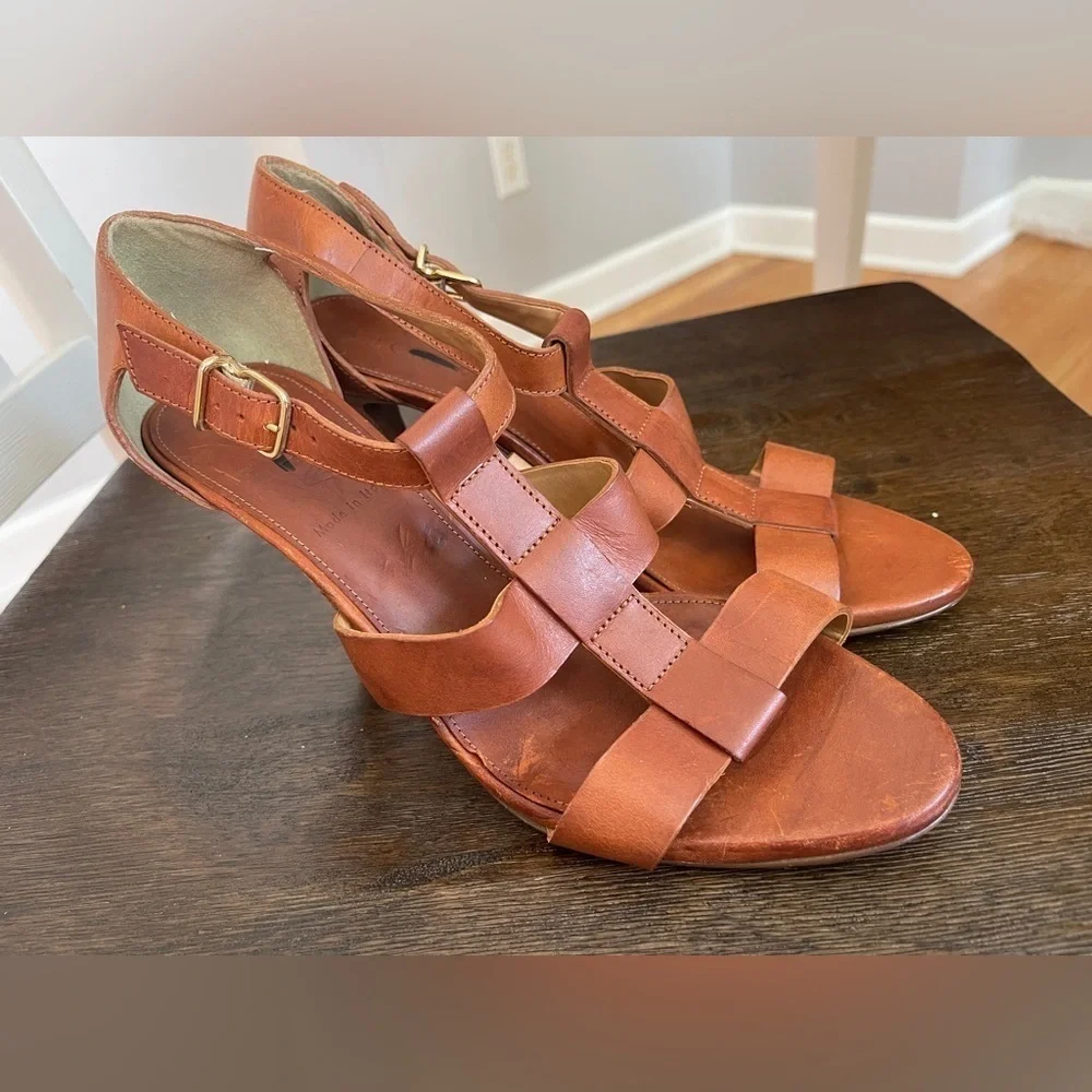 J. Crew heeled sandals